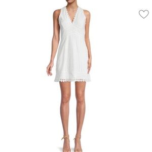 NWOT French Connection Eso Zhara V-Neck Lace Dress Size 10